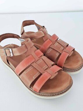 Clarks Artisan ARWELL SUN Tan Combination Leather Sandals 8M